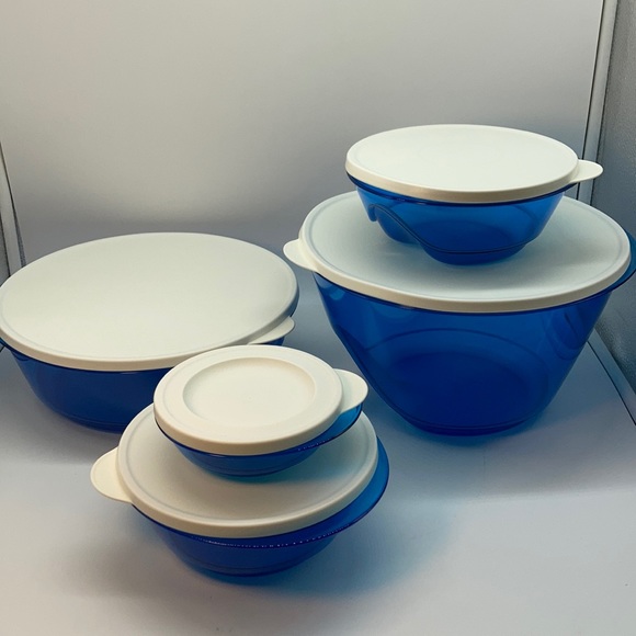 Tupperware Serve Novel Bowl Set of 5 - Picture 16 of 16